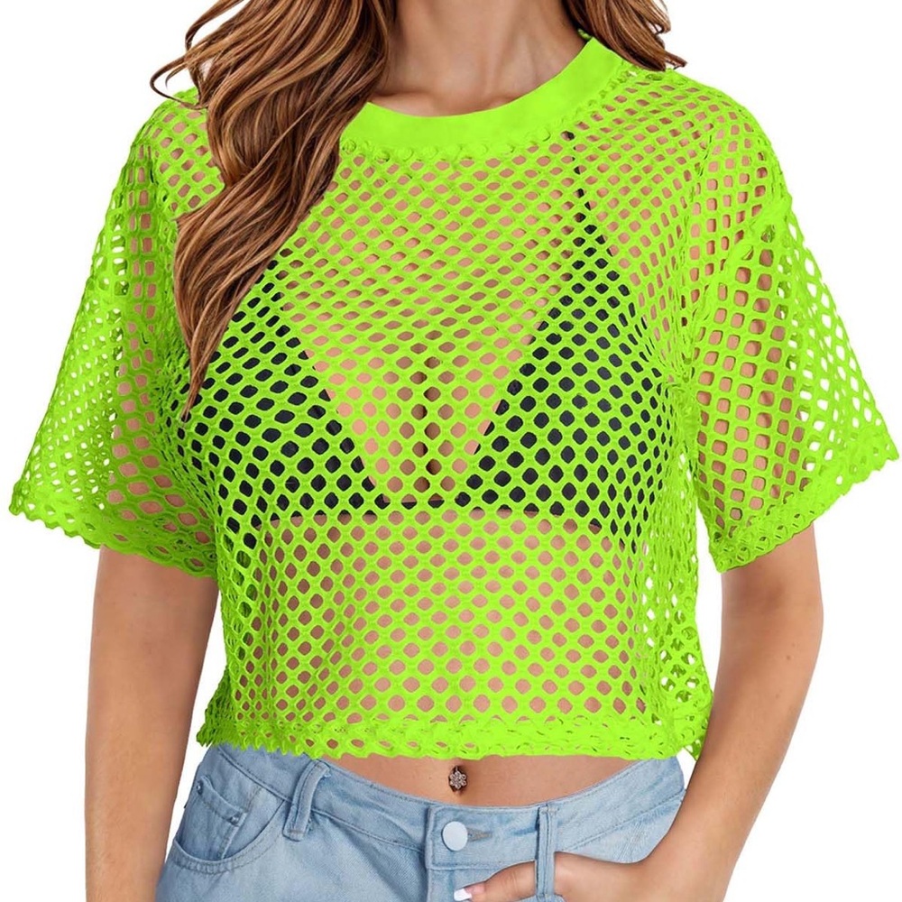 Rave Fishnet Top size XXL